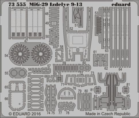 Eduard 73555 1:72 Mikoyan MiG-29 Izdelye 9-13