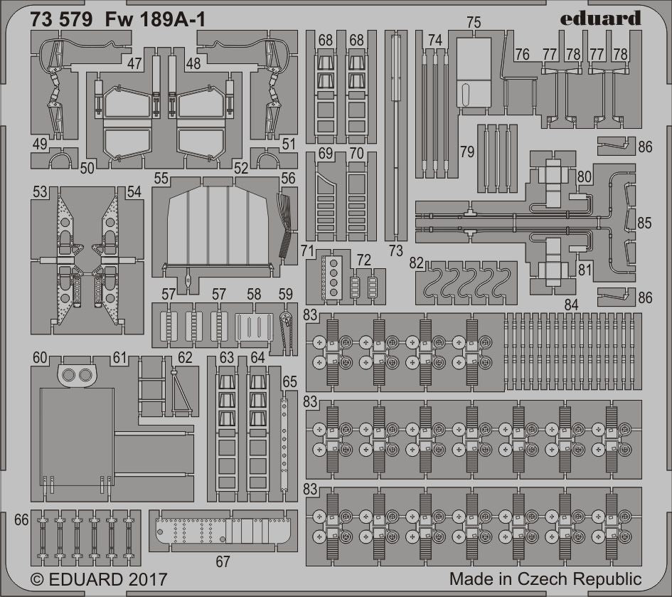 Eduard 73579 1:72 Focke-Wulf Fw-189A-1