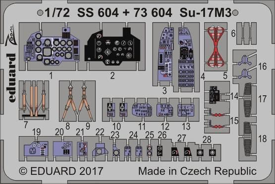 Eduard 73604 1:72 Sukhoi Su-17M3