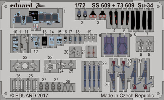 Eduard 73609 1:72 Sukhoi Su-34