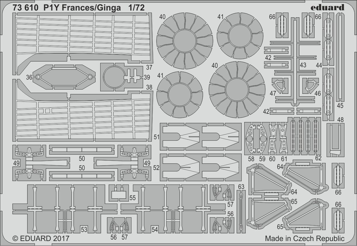 Eduard 73610 1:72 Kugisho P1Y1-S/P1Y2 Ginga (Frances)