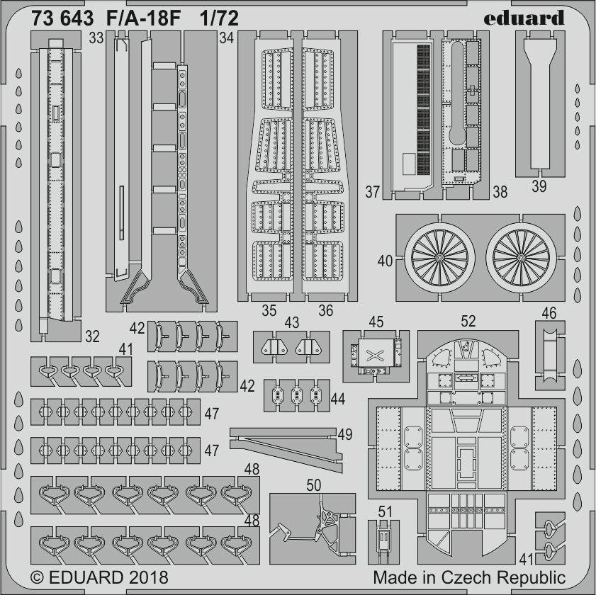Eduard 73643 1:72 McDonnell-Douglas F/A-18F