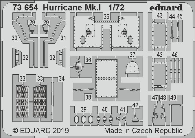 Eduard 73654 1:72 Hawker Hurricane Mk.I