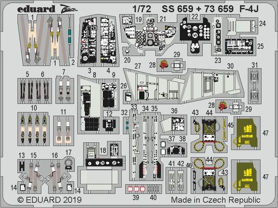Eduard 73659 1:72 McDonnell F-4J Phantom