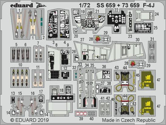 Eduard 73659 1:72 McDonnell F-4J Phantom