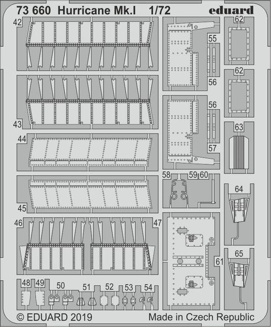 Eduard 73660 1:72 Hawker Hurricane Mk.I