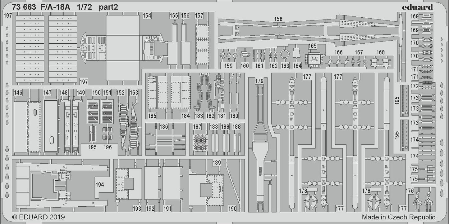 Eduard 73663 1:72 McDonnell-Douglas F/A-18 Hornet