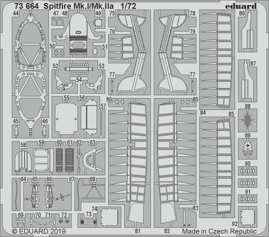 Eduard 73664 1:72 Supermarine Spitfire Mk.I/Mk.IIa