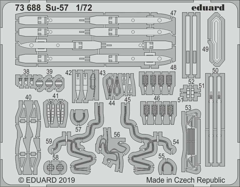 Eduard 73688 1:72 Sukhoi Su-57 Frazor