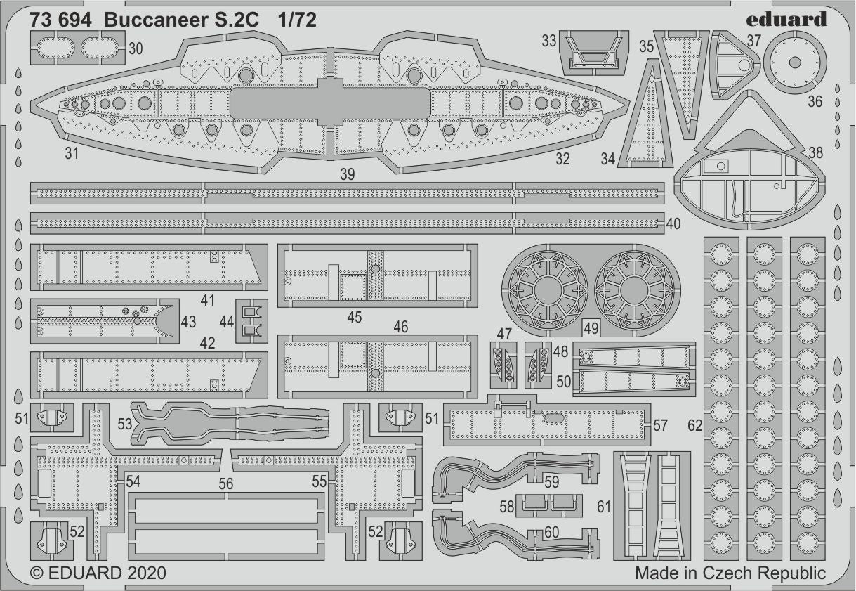 Eduard 73694 1:72 Blackburn Buccaneer S.2C