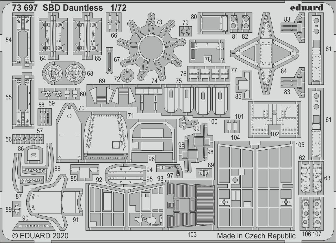 Eduard 73697 1:72 Douglas SBD Dauntless