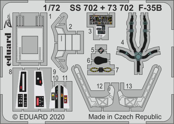 Eduard 73702 1:72 Lockheed-Martin F-35B Lightning II
