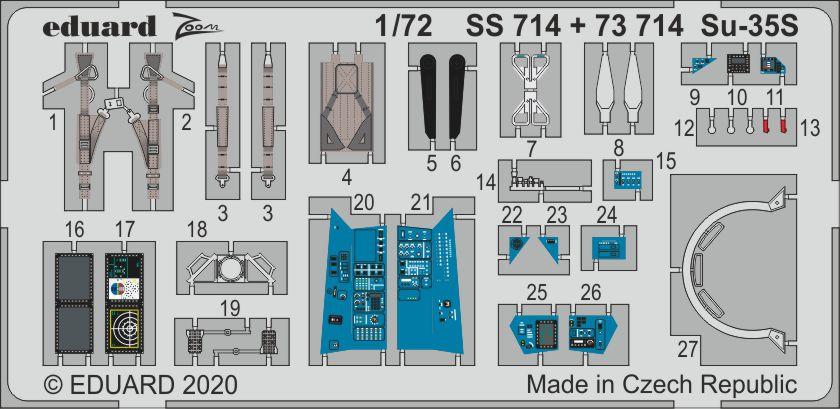 Eduard 73714 1:72 Sukhoi Su-35S