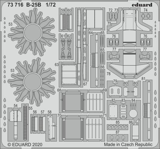 Eduard 73716 1:72 North-American B-25B Mitchell