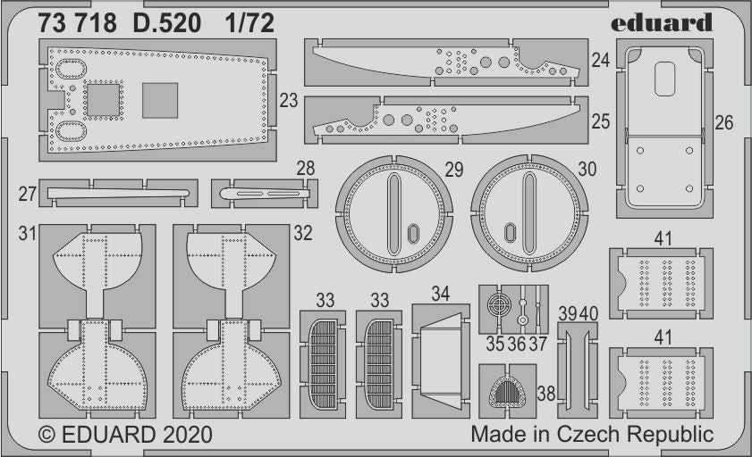 Eduard 73718 1:72 Dewoitine D.520