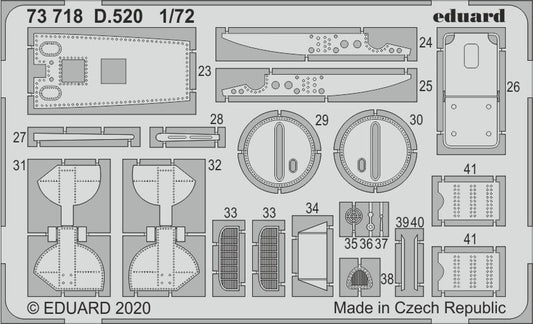 Eduard 73718 1:72 Dewoitine D.520