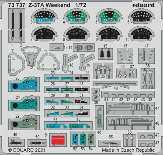 Eduard 73737 1:72 Let Z-37A Weekend