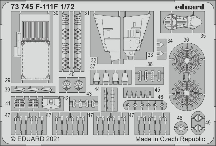 Eduard 73745 1:72 General-Dynamics F-111F