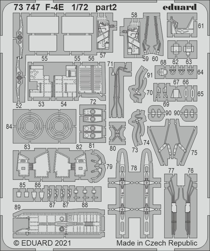 Eduard 73747 1:72 McDonnell F-4E Phantom