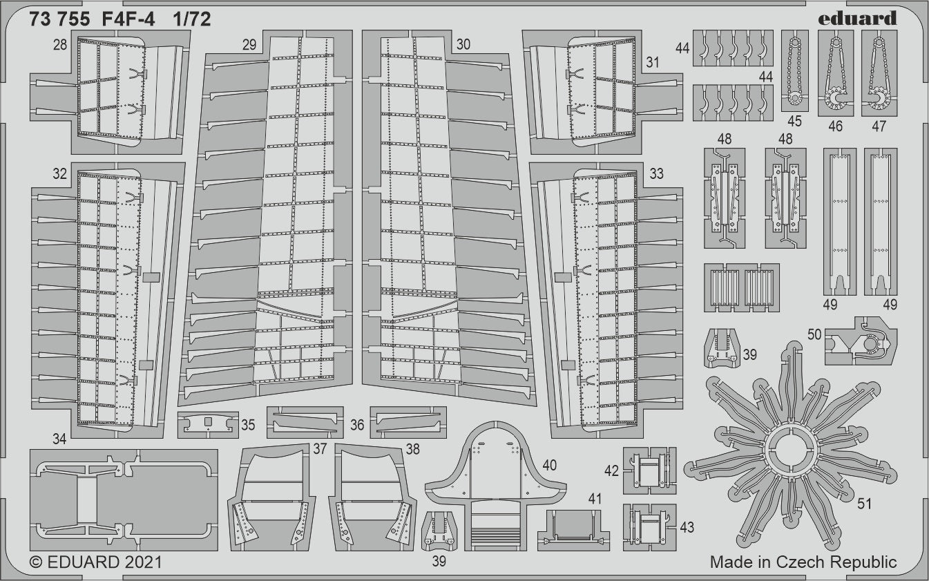Eduard 73755 1:72 Grumman F4F-4 Wildcat