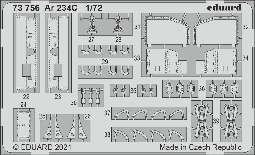 Eduard 73756 1:72 Arado Ar-234C