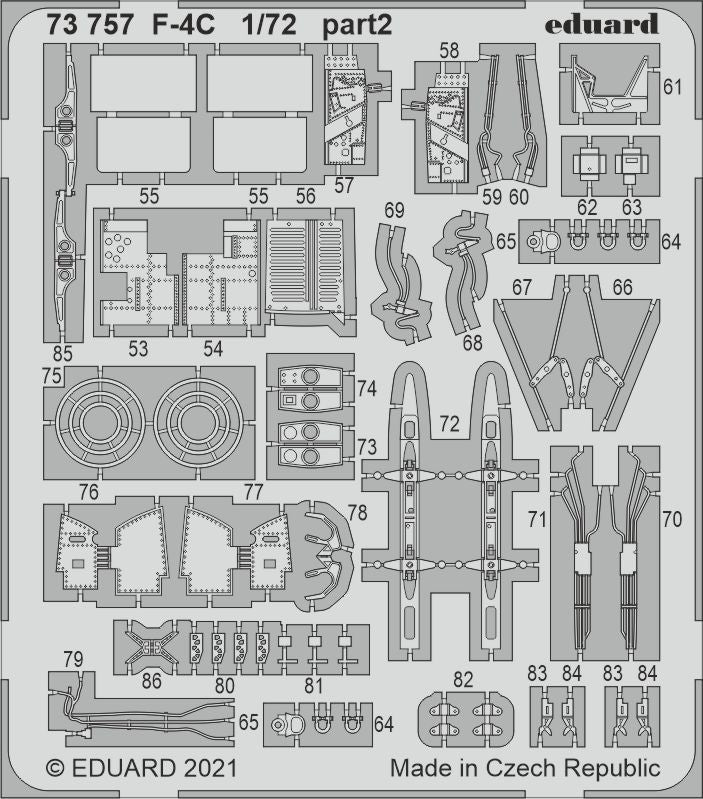 Eduard 73757 1:72 McDonnell F-4C Phantom