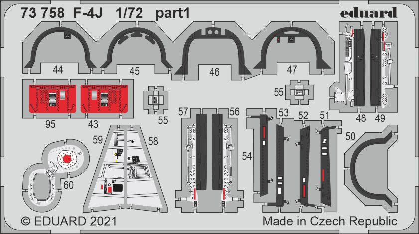 Eduard 73758 1:72 McDonnell F-4J Phantom