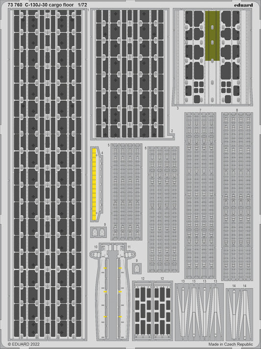 Eduard 73760 1:72 Lockheed C-130J-30 Hercules cargo floor