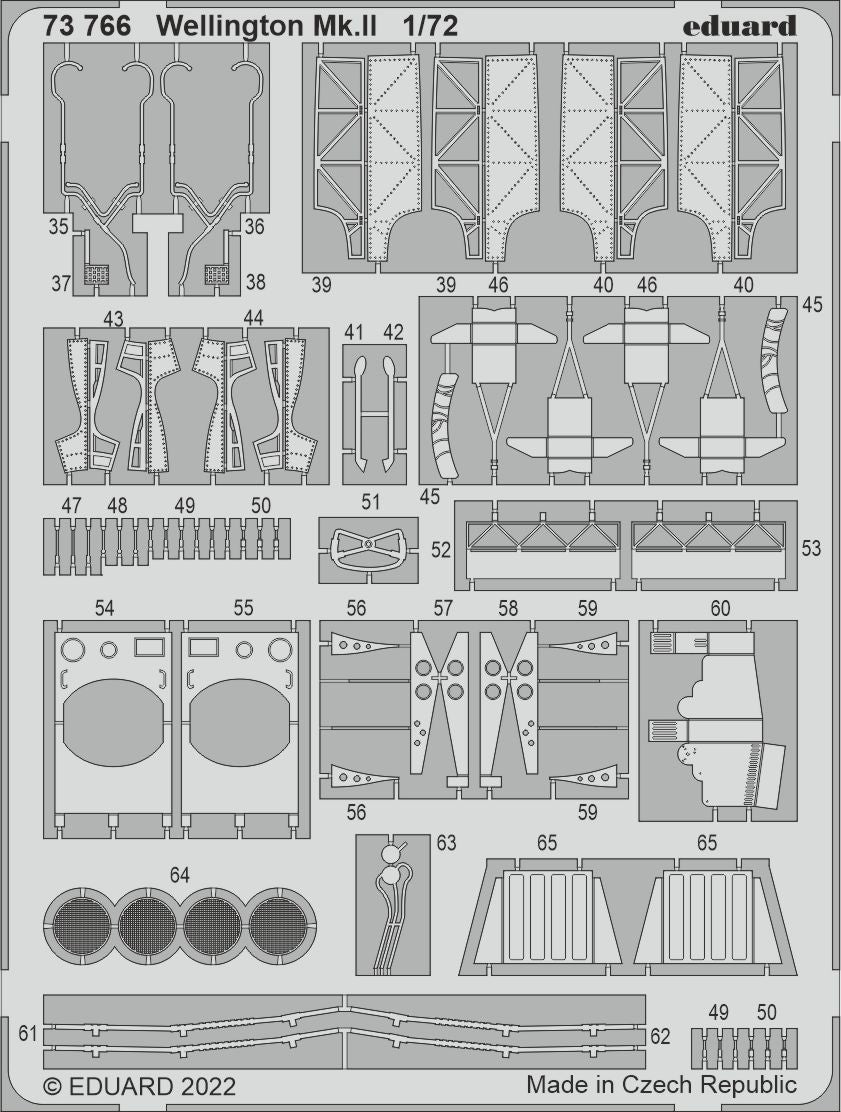 Eduard 73766 1:72 Vickers Wellington Mk.II