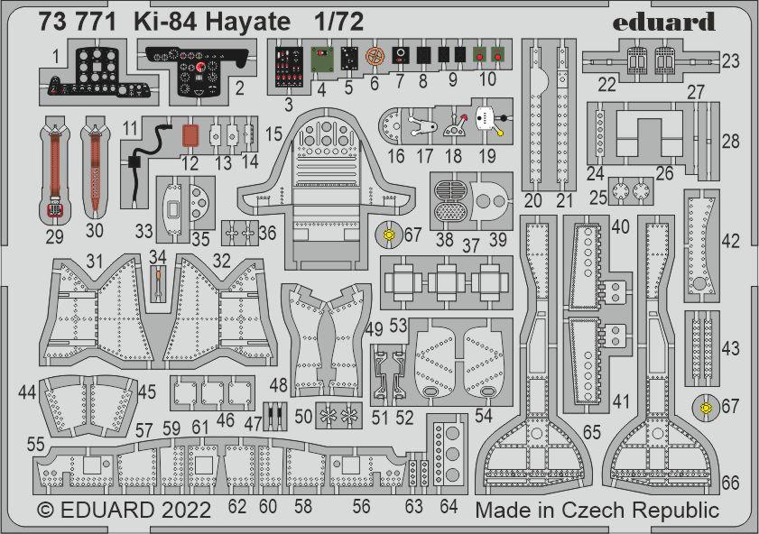 Eduard 73771 1:72 Nakajima Ki-84 Hayate
