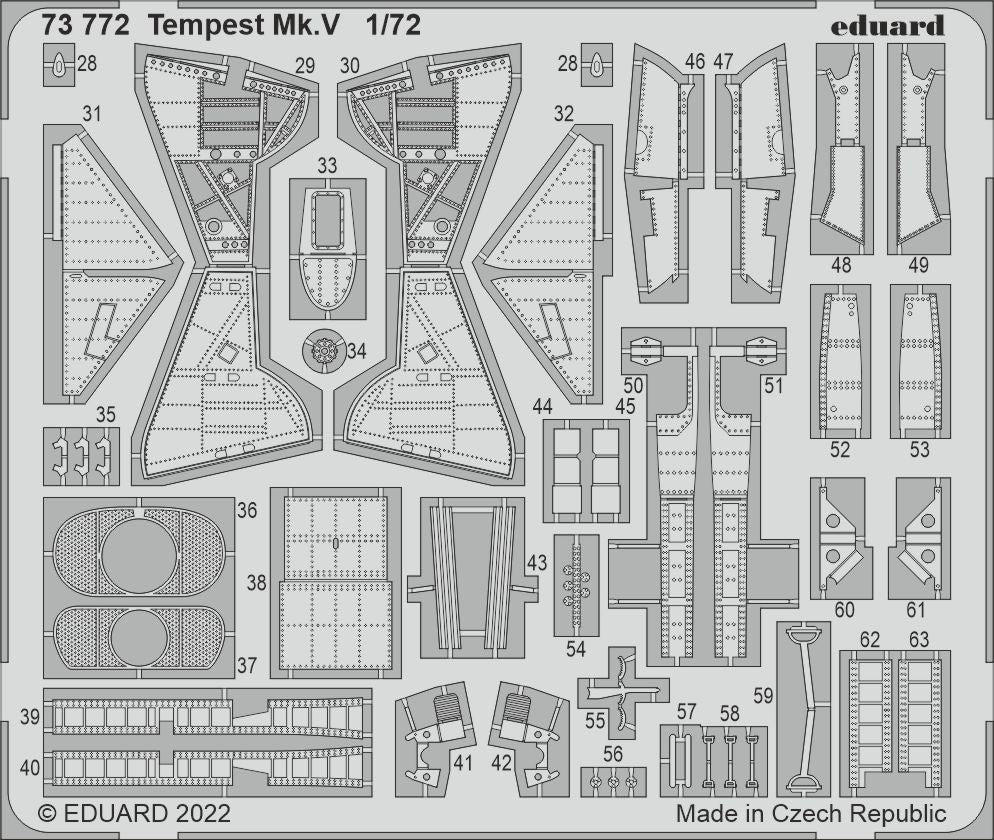Eduard 73772 1:72 Hawker Tempest Mk.V