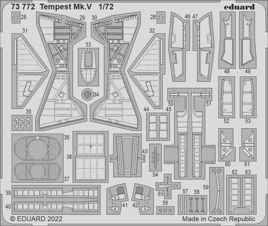 Eduard 73772 1:72 Hawker Tempest Mk.V