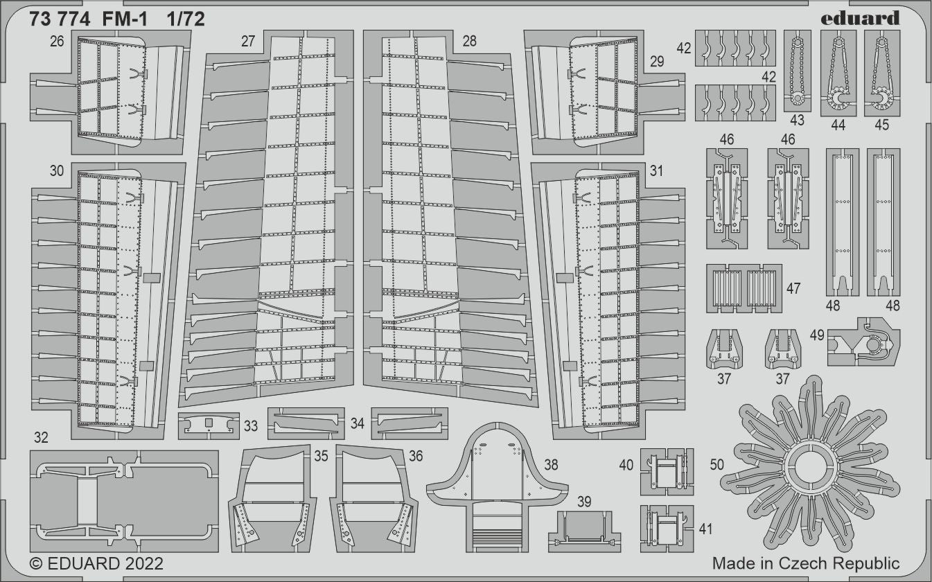 Eduard 73774 1:72 Grumman FM-1 & FM-2 Wildcat