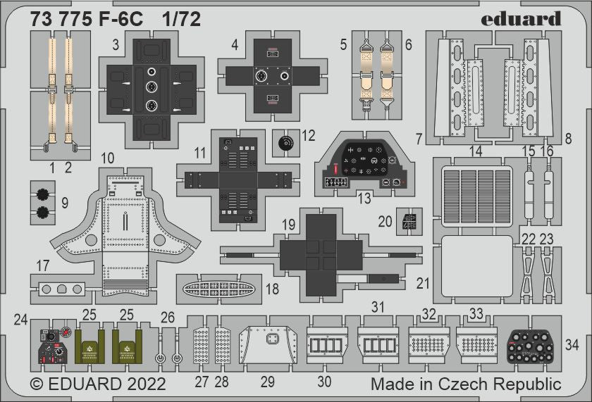Eduard 73775 1:72 F-6C