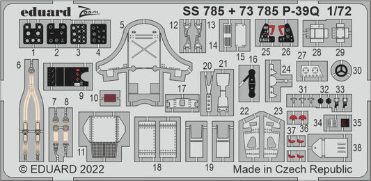 Eduard 73785 1:72 Bell P-39Q Airacobra