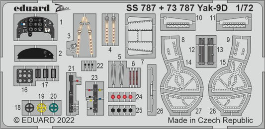 Eduard 73787 1:72 Yakovlev Yak-9D
