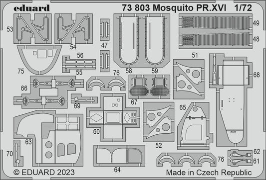 Eduard 73803 1:72 de Havilland Mosquito PR.XVI to be used with Airfix