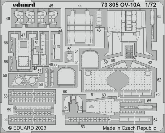 Eduard 73805 1:72 OV-10A Bronco ÃƒÆ’Ã¢â‚¬Å¡Ãƒâ€šÃ‚Â to be used with ICM