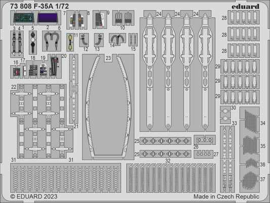 Eduard 73808 1:72 F-35A Lightning II for Tamiya