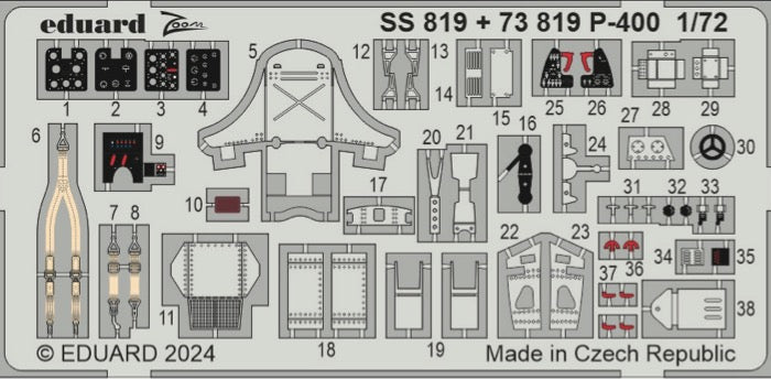 Eduard 73819 1:72 Bell P-400 for Arma Hobby
