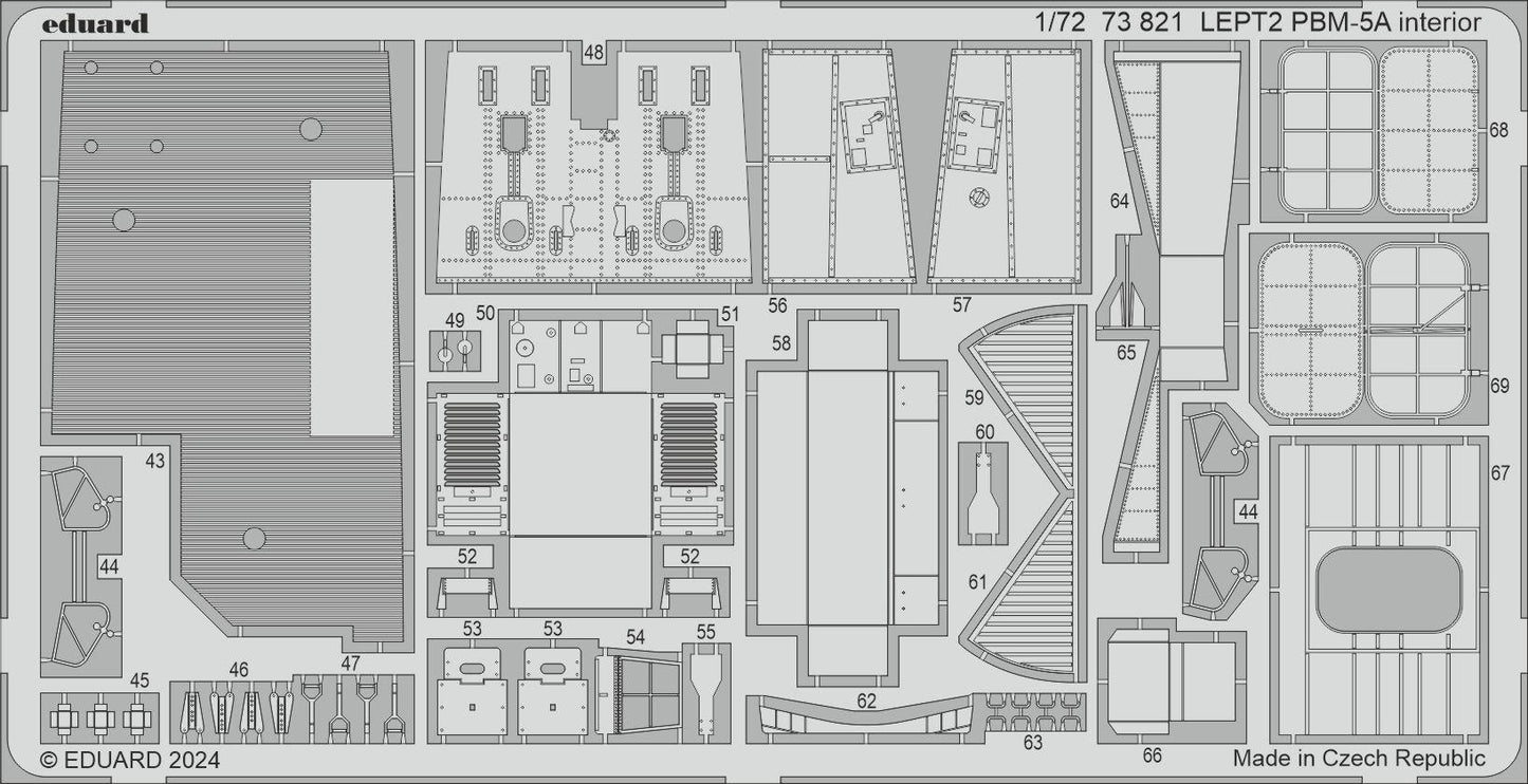 Eduard 73821 1:72 Martin PBM-5A Mariner interior