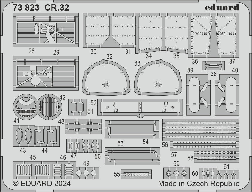 Eduard 73823 1:72 Fiat CR.32 for Italeri and Supermodel