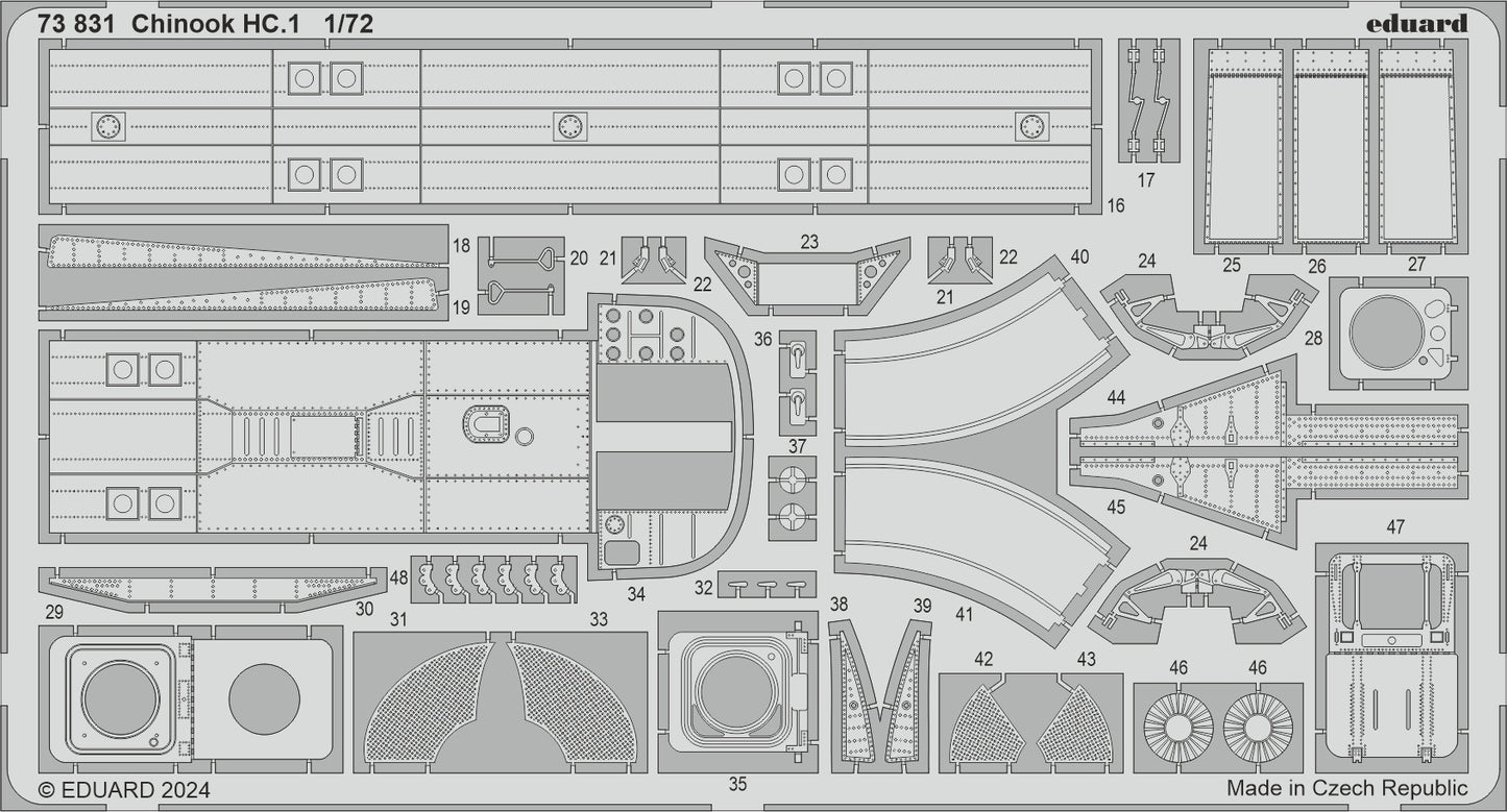 Eduard 73831 1:72 Boeing Chinook HC.1