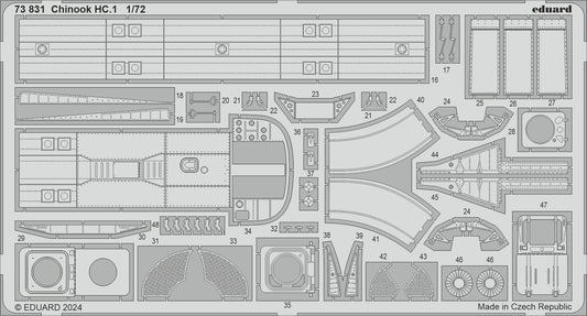 Eduard 73831 1:72 Boeing Chinook HC.1