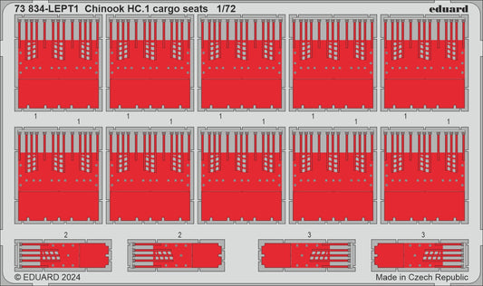 Eduard 73834 1:72 Boeing Chinook HC.1 cargo seats
