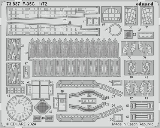 Eduard 73837 1:72 Lockheed-Martin F-35C Lightning Detailing Set