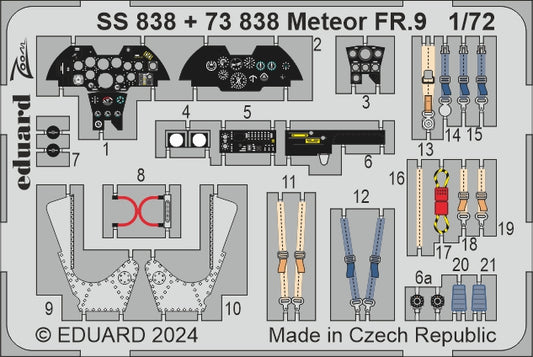 Eduard 73838 1:72 Gloster Meteor FR.9