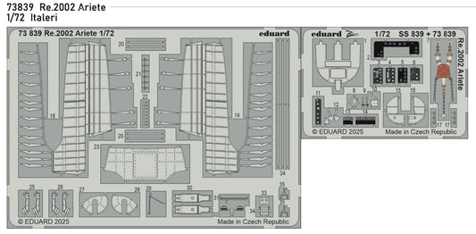 Eduard 73839 1:72 Reggiane Re.2002 Ariete