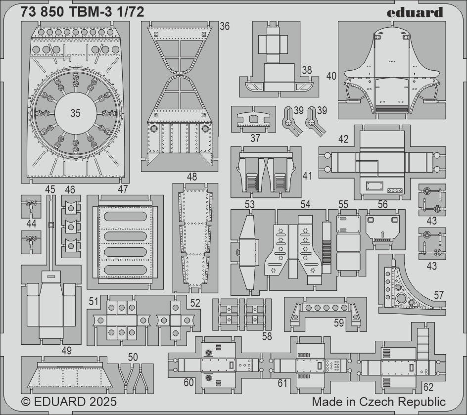 Eduard ED73850 1:72 Grumman TBM-3 Avenger
