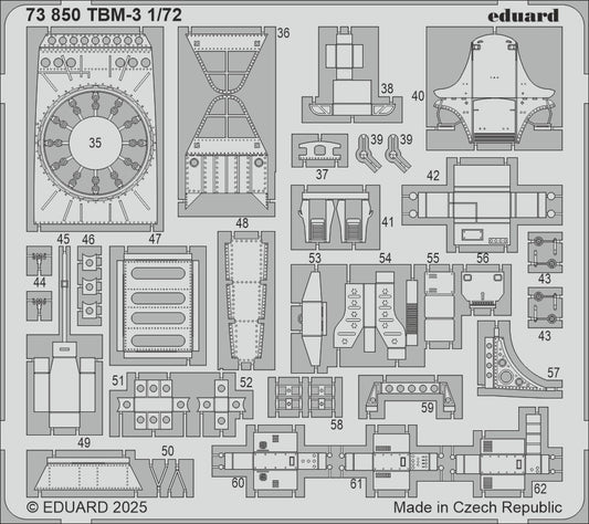 Eduard ED73850 1:72 Grumman TBM-3 Avenger